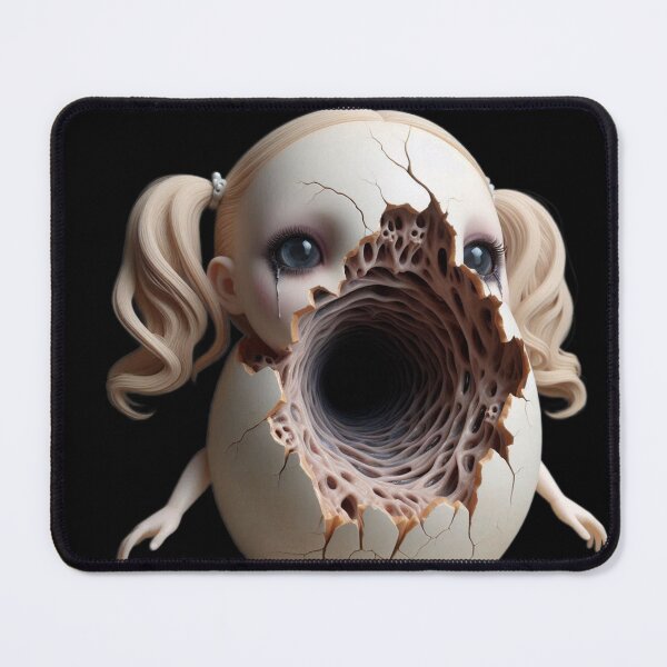 Item preview, The Void Within – Uncanny Doll Head Abyss Portal designed and sold by LujziWorld.