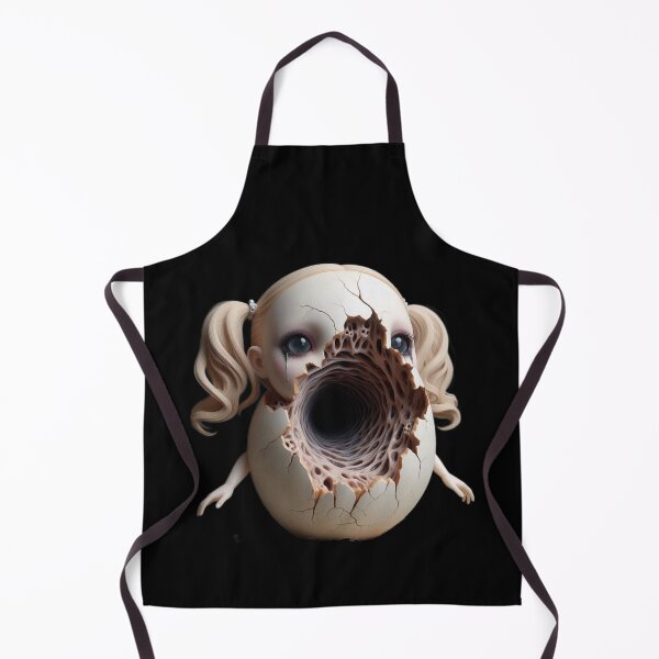 Item preview, The Void Within – Uncanny Doll Head Abyss Portal designed and sold by LujziWorld.