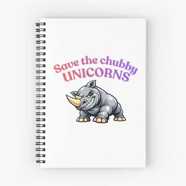 Item preview, Save The Chubby Unicorns Funny Rhino Pride Sticker designed and sold by ROARSOME DESiGNS.