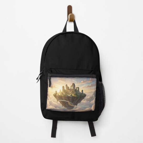 Item preview, Golden Dawn – Majestic Floating Island Fantasy Art designed and sold by LittleBigGifts.