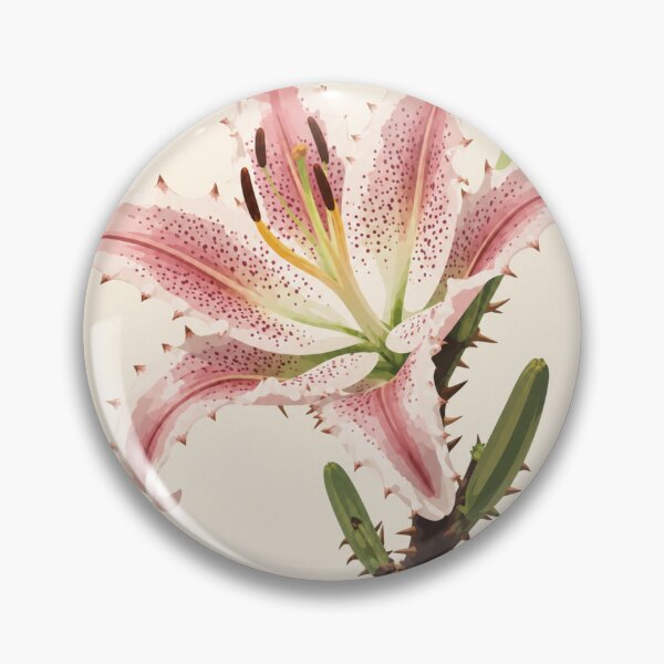 Item preview, Pink Stargazer Lily Botanical Illustration designed and sold by minbadesign.