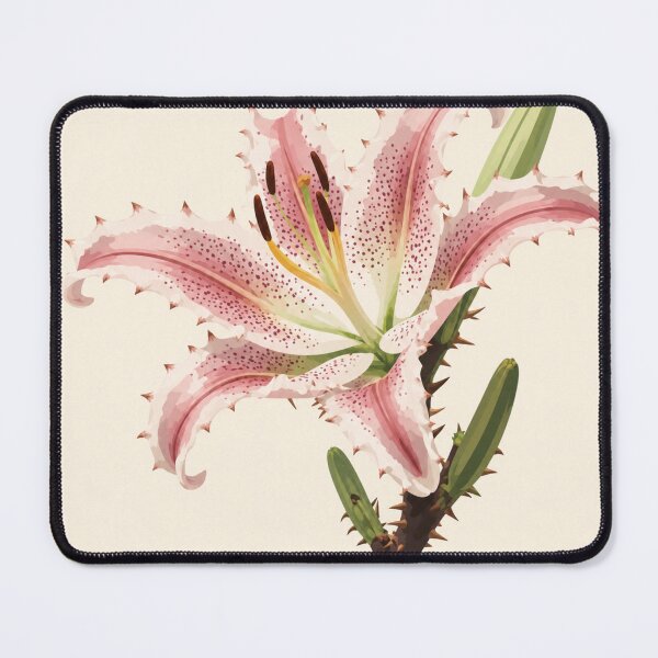 Item preview, Pink Stargazer Lily Botanical Illustration designed and sold by minbadesign.