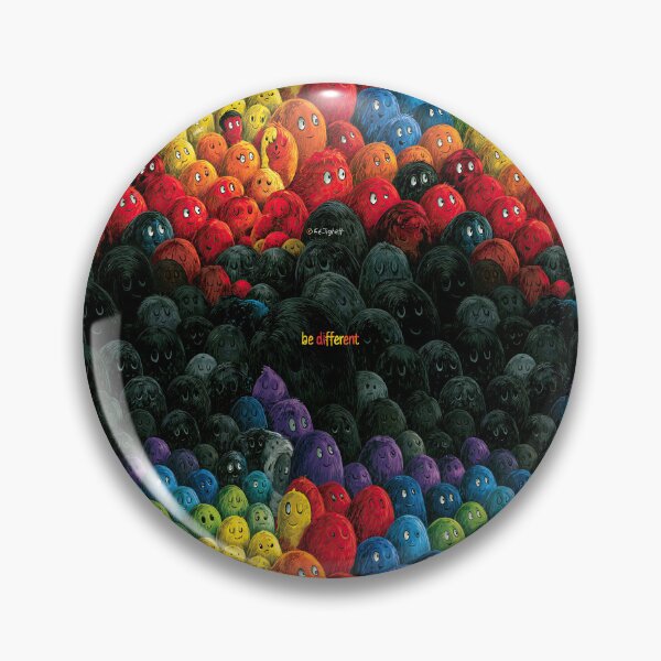 Item preview, Rainbow Monster Pile Be Different Art designed and sold by Piotrek0001.