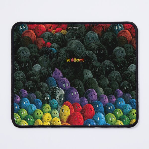 Item preview, Rainbow Monster Pile Be Different Art designed and sold by Piotrek0001.