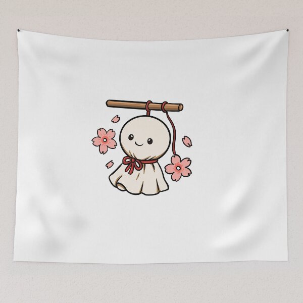 Item preview, Cute Teru Teru Bozu Japanese Doll Kawaii Sakura designed and sold by Dospart.