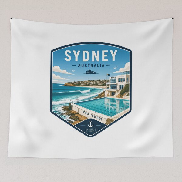 Item preview, Sydney Australia Bondi Icebergs Travel Souvenir Destination designed and sold by Simsimah26Parks.