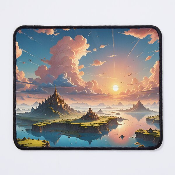 Item preview, Infinite Sky – Panoramic Floating Islands Fantasy Art designed and sold by LittleBigGifts.