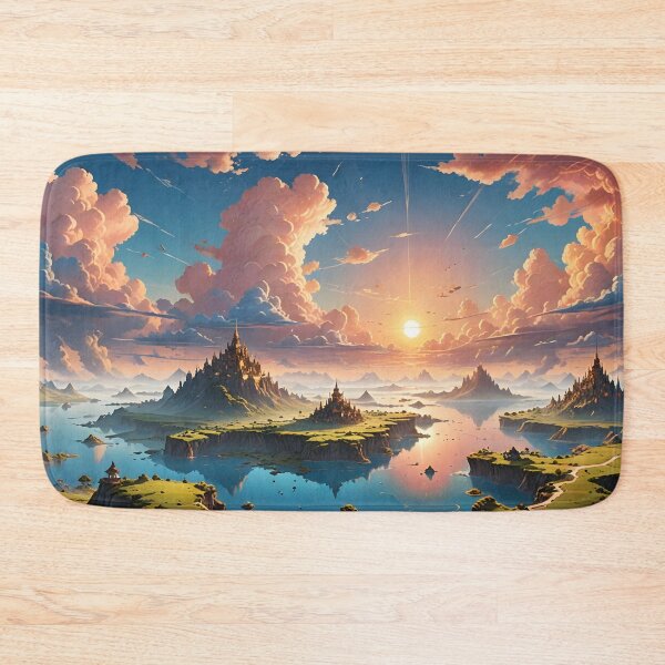 Item preview, Infinite Sky – Panoramic Floating Islands Fantasy Art designed and sold by LittleBigGifts.