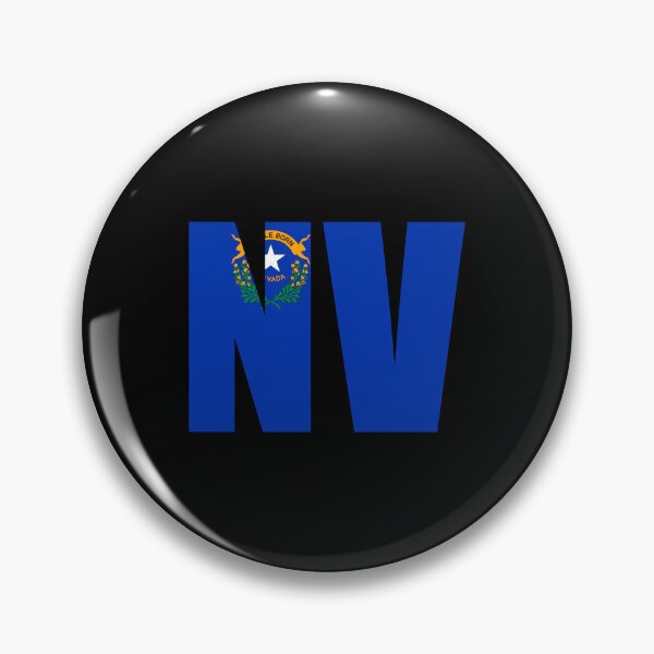 Item preview, Nevada Flag Initials NV designed and sold by shitpostee.