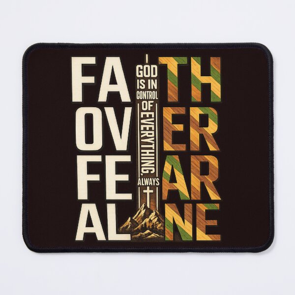 Item preview, Faith Over Fear Christian Bible Verse Typography Design designed and sold by rjjvstudio26.