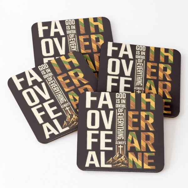 Item preview, Faith Over Fear Christian Bible Verse Typography Design designed and sold by rjjvstudio26.