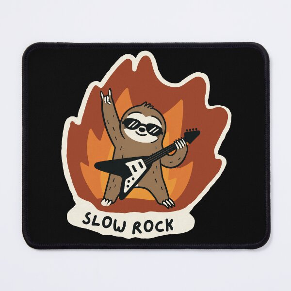 Item preview, Slow Rock Sloth Playing Electric Guitar designed and sold by KomixsDesign.