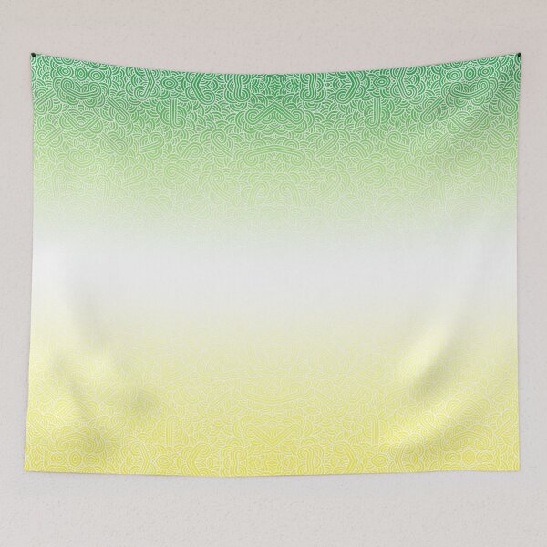 Item preview, Ombré Gender Neutral Pride Flag swirls doodles designed and sold by savousepate.