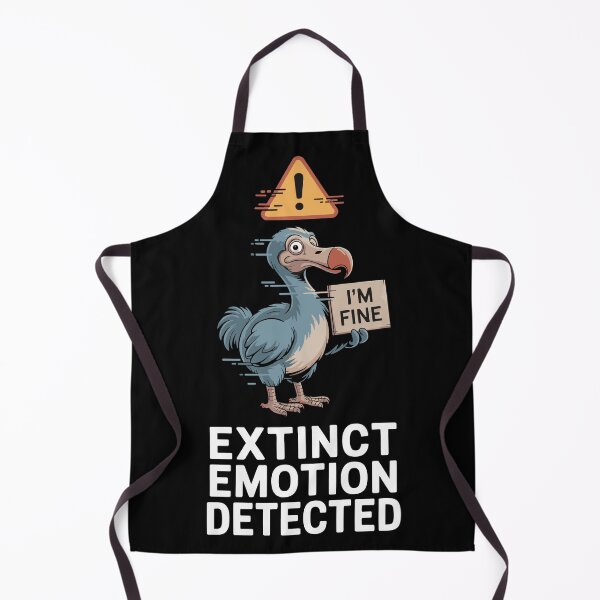 Item preview, I am fine - dodo bird meme - extinct emotion designed and sold by BobaTeeStore.