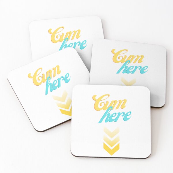 Item preview, Cum Here | Typography Statement designed and sold by Between-Words.