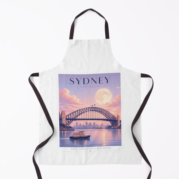 Item preview, Sydney Australia Where Harbour Lights Meet Dreams Travel Destination Cityscape Souvenir designed and sold by Simsimah26Parks.