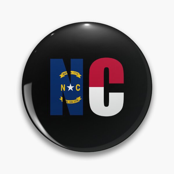 Item preview, North Carolina Flag Initials NC designed and sold by shitpostee.