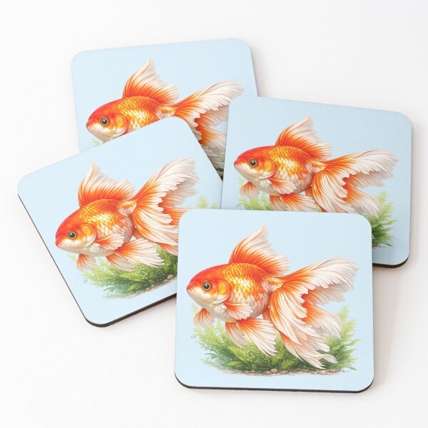 Item preview, Traditional Japanese Goldfish Kingyo Art Illustration designed and sold by SakuraMarket26.