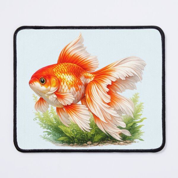 Item preview, Traditional Japanese Goldfish Kingyo Art Illustration designed and sold by SakuraMarket26.