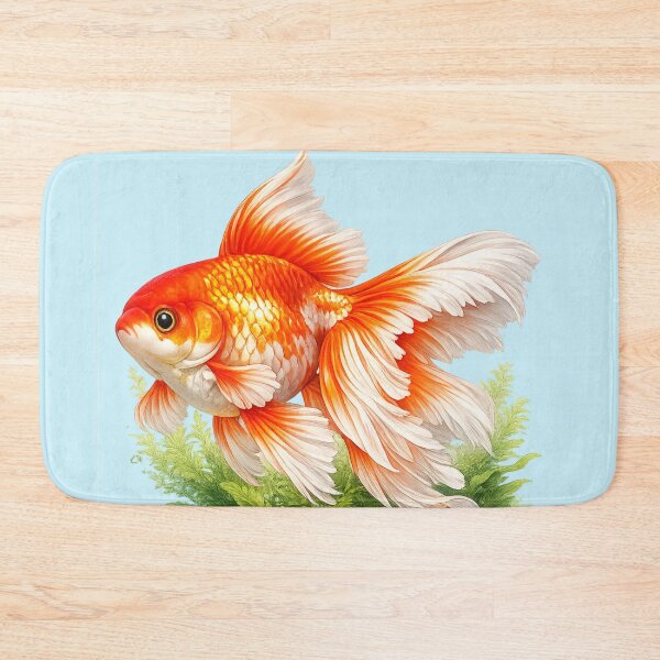 Item preview, Traditional Japanese Goldfish Kingyo Art Illustration designed and sold by SakuraMarket26.