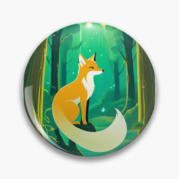 Item preview, Digital Art - Red Fox, Magic in an Enchanted Forest designed and sold by DoodyPets.