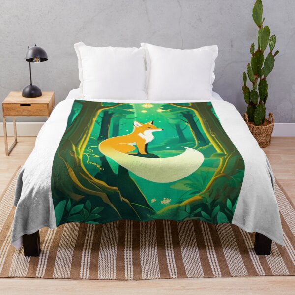 Item preview, Digital Art - Red Fox, Magic in an Enchanted Forest designed and sold by DoodyPets.