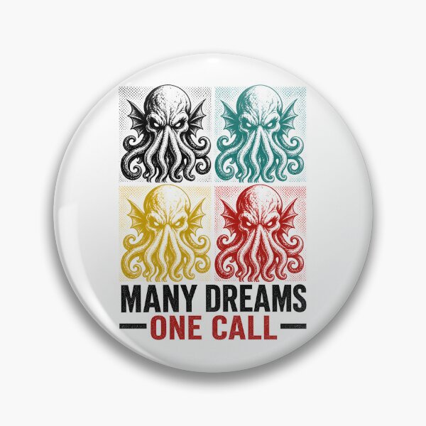 Item preview, Many Dreams One Call Cthulhu Pop Art Andy Warhol Style Gothic designed and sold by Fenay Designs.