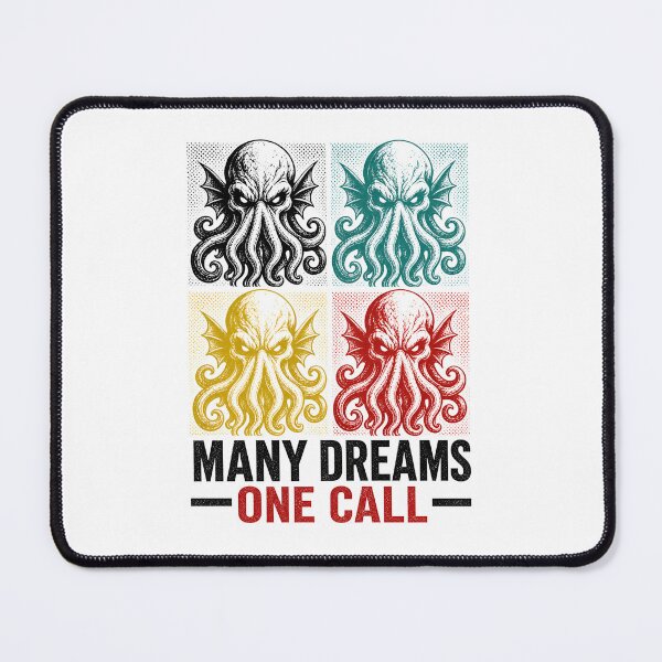Item preview, Many Dreams One Call Cthulhu Pop Art Andy Warhol Style Gothic designed and sold by Fenay Designs.