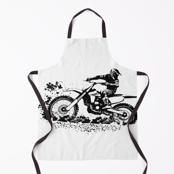 Item preview, Motocross Dirt Bike Rider Silhouette designed and sold by T-domain.