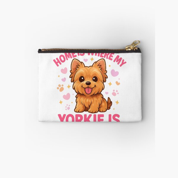 Item preview, Home Is Where My Yorkie Is Cute Yorkshire Terrier Dog Lover Design designed and sold by FurAndFlaireg.