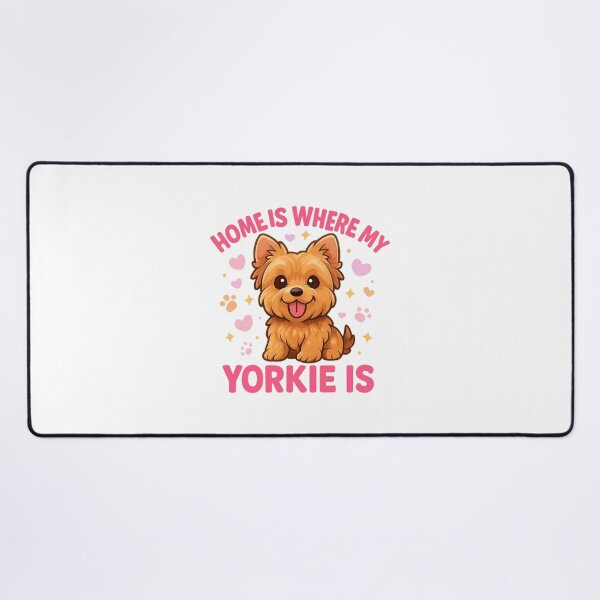 Item preview, Home Is Where My Yorkie Is Cute Yorkshire Terrier Dog Lover Design designed and sold by FurAndFlaireg.
