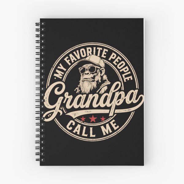 Item preview, My Favorite People Call Me Grandpa Monkey Biker Art designed and sold by VGAfanatic.