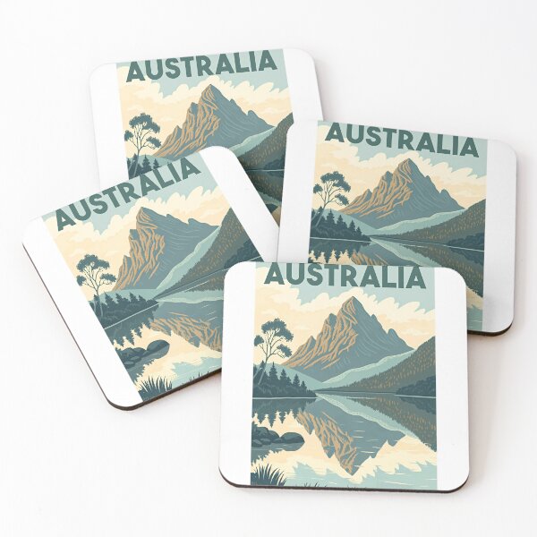 Item preview, Australia Travel Landscape Mountain Lake designed and sold by Simsimah26Parks.