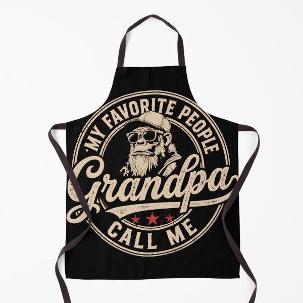 Item preview, My Favorite People Call Me Grandpa Monkey Biker Art designed and sold by VGAfanatic.