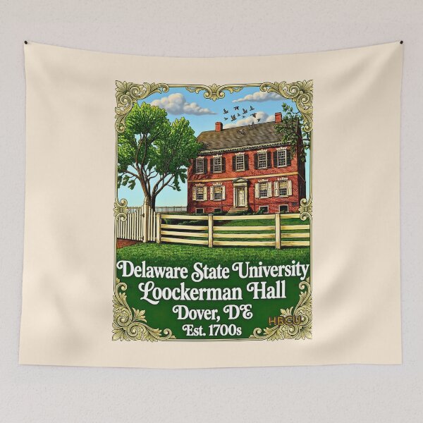 Artikelvorschau, Title: Historic Loockerman Hall Delaware State University Heritage Art entworfen und verkauft von EvergreenPark - Tee Studio.
