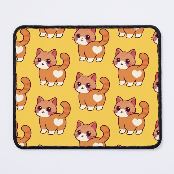 Item preview, Kawaii Orange Tabby Cat with Heart designed and sold by NovaCraft.