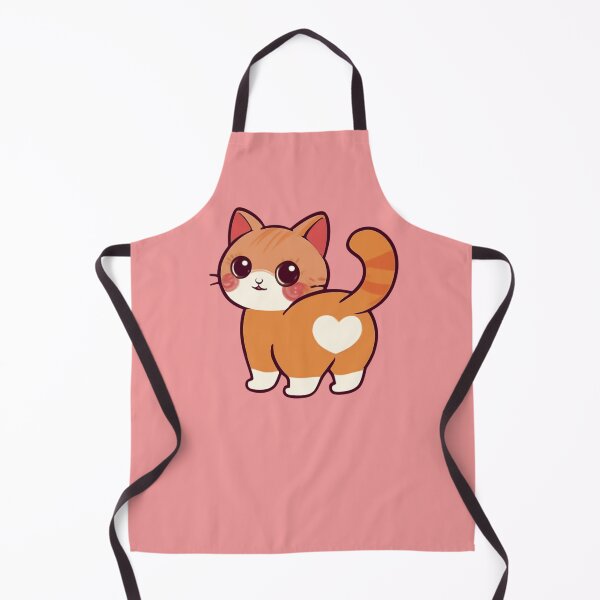 Item preview, Kawaii Orange Tabby Cat with Heart designed and sold by NovaCraft.