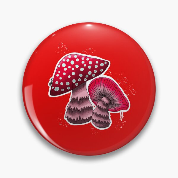 Item preview, Toadstool Mushrooms Graphic Illustration designed and sold by TheMossAndMermaid.