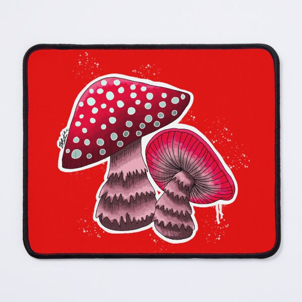 Item preview, Toadstool Mushrooms Graphic Illustration designed and sold by TheMossAndMermaid.