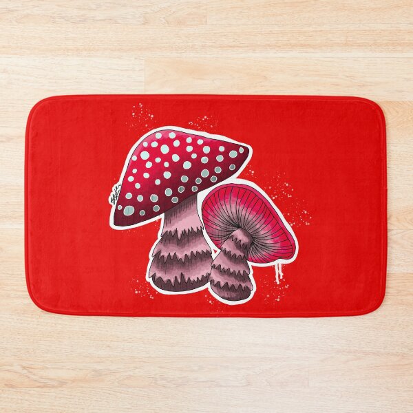 Item preview, Toadstool Mushrooms Graphic Illustration designed and sold by TheMossAndMermaid.