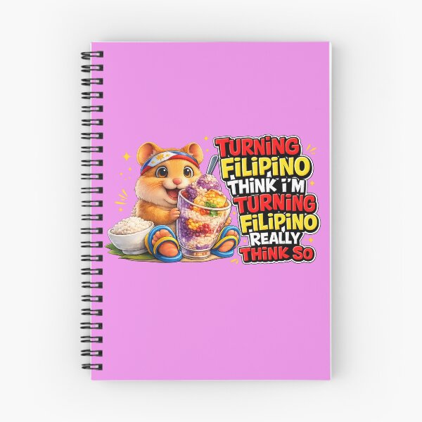 Item preview, "Turning Filipino?" - Cute Hamster loves Halo Halo! designed and sold by FlipFlopTeesCo.