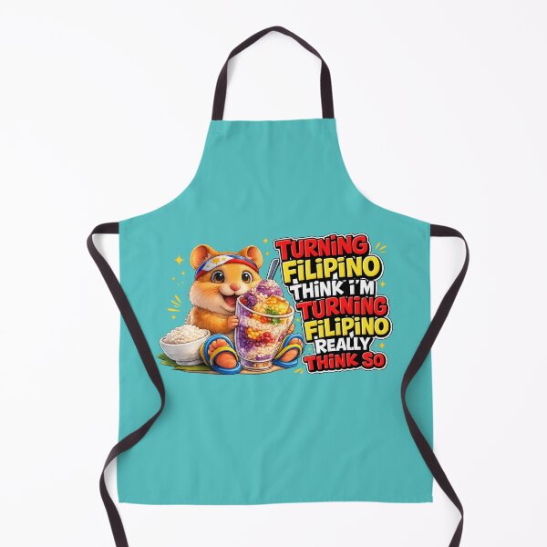 Item preview, "Turning Filipino?" - Cute Hamster loves Halo Halo! designed and sold by FlipFlopTeesCo.