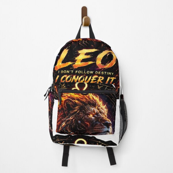Item preview, Leo Fire Lion I Conquer Destiny Zodiac Power Art designed and sold by Zodiac Celestial Art.