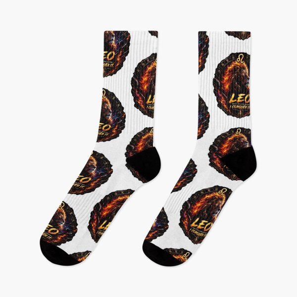 Item preview, Leo Fire Lion I Conquer Destiny Zodiac Power Art designed and sold by Zodiac Celestial Art.