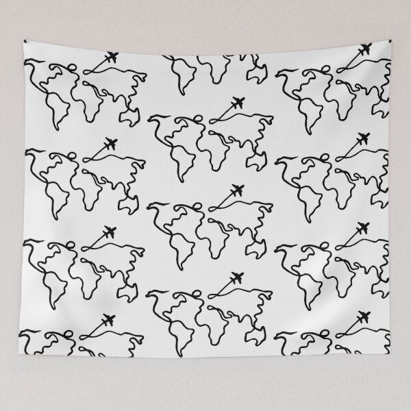 Item preview, Around the World (Black) designed and sold by Lagueny.