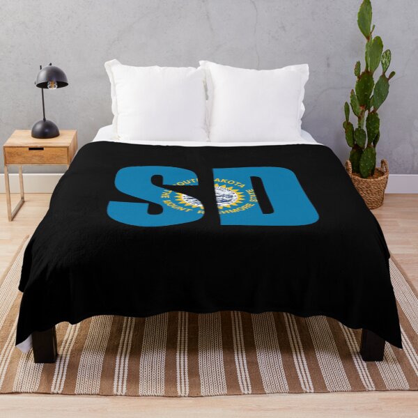 Item preview, South Dakota Flag Initials SD designed and sold by shitpostee.