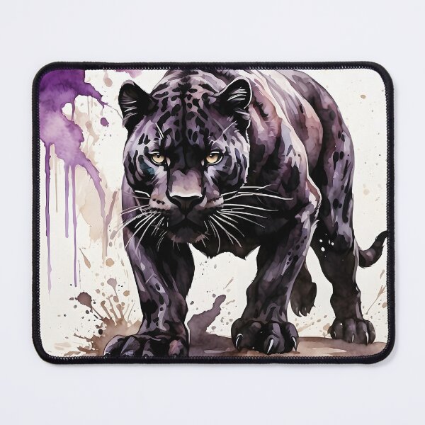 Item preview, Black Panther Watercolor Painting designed and sold by RawNaturePrints.