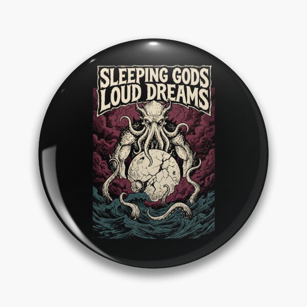 Item preview, Sleeping Gods Loud Dreams Cthulhu Heavy Metal Comic Art designed and sold by Fenay Designs.