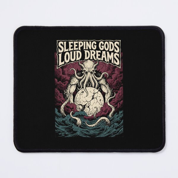 Item preview, Sleeping Gods Loud Dreams Cthulhu Heavy Metal Comic Art designed and sold by Fenay Designs.