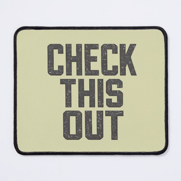 Item preview, CHECK THIS OUT | Industrial Streetwear Typography Graphic designed and sold by YoSum.
